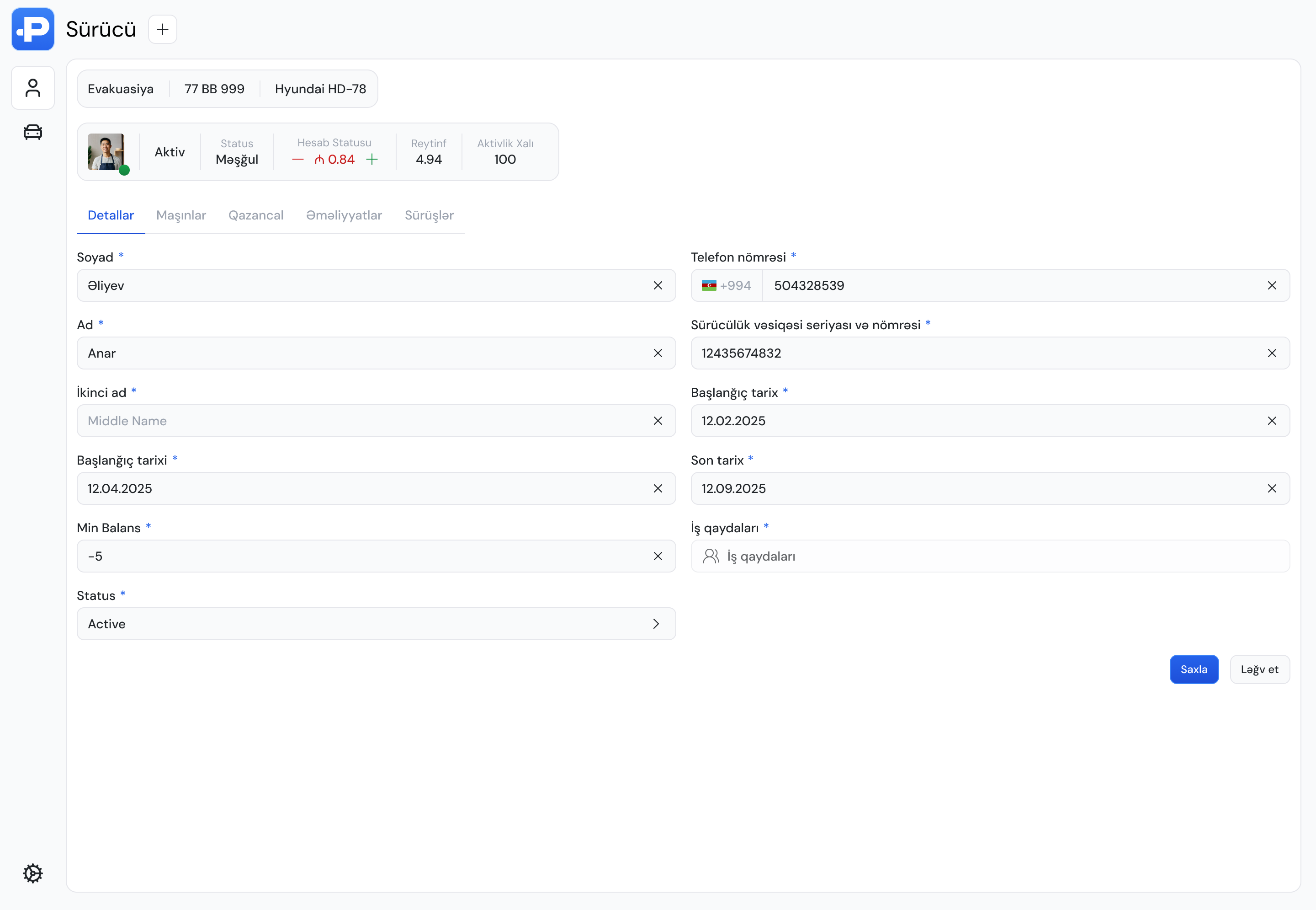 Hər bir sürücünü ayrıca idarə edin